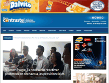 Tablet Screenshot of diariocontraste.com